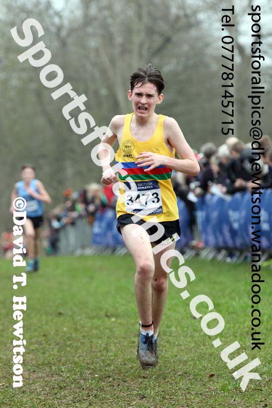 Mens under-17s Inter Counties Cross Country, Prestwold Hall, Loughborough. Photo: David T. Hewitson/Sports for All Pics